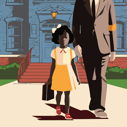 Ruby Bridges Story graphic